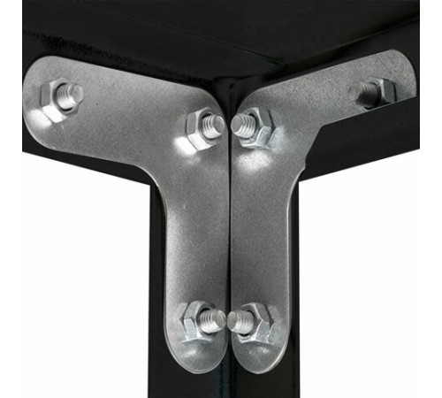 Стеллаж металлический BRABIX "ГРАФИТ MS KD-180/40-5", лофт, 1800х1000х400 мм, 5 полок, 291269, S240BR144593 Стеллаж металлический BRABIX "ГРАФИТ MS KD-180/40-5", лофт, 1800х1000х400 мм, 5 полок, 291269, S240BR144593
