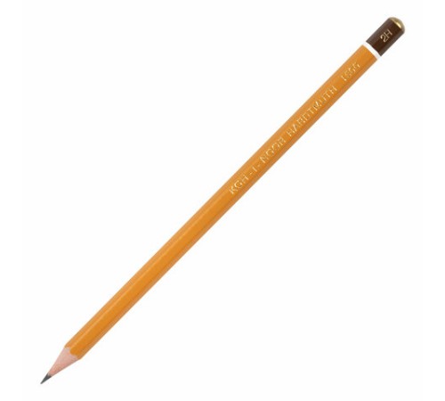 Карандаш чернографитный KOH-I-NOOR 1500, 1 шт., 2H, корпус желтый, заточенный, 150002H01170RU Карандаш чернографитный KOH-I-NOOR 1500, 1 шт., 2H, корпус желтый, заточенный, 150002H01170RU