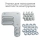 Стеллаж металлический BRABIX "ГРАФИТ MS KD-195/30-6", лофт, 1950х1000х300 мм, 6 полок, 291271, S240BR243693