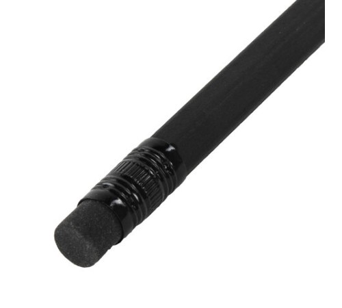 Карандаши чернографитные BRAUBERG НАБОР 6 шт., "Black Jack", НВ, с резинкой, черные, дерево, заточенные, 180608 Карандаши чернографитные BRAUBERG НАБОР 6 шт., "Black Jack", НВ, с резинкой, черные, дерево, заточенные, 180608