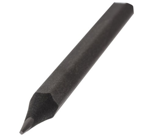 Карандаш чернографитный BRAUBERG, 1 шт., "Black Jack", НВ, с ластиком, черное дерево, корпус черный, 180609