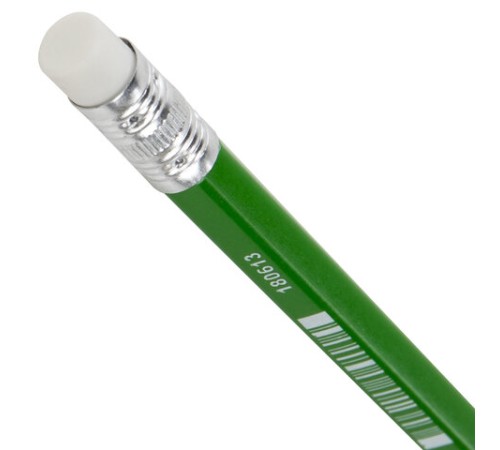 Карандаш чернографитный BRAUBERG, 1 шт., "Fluor", НВ, с ластиком, корпус неоновый ассорти, заточенный, 180613 Карандаш чернографитный BRAUBERG, 1 шт., "Fluor", НВ, с ластиком, корпус неоновый ассорти, заточенный, 180613