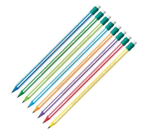 Карандаш чернографитный BIC, 1 шт., "Evolution Stripes", HB, с ластиком, корпус ассорти, 8960342 Карандаш чернографитный BIC, 1 шт., "Evolution Stripes", HB, с ластиком, корпус ассорти, 8960342