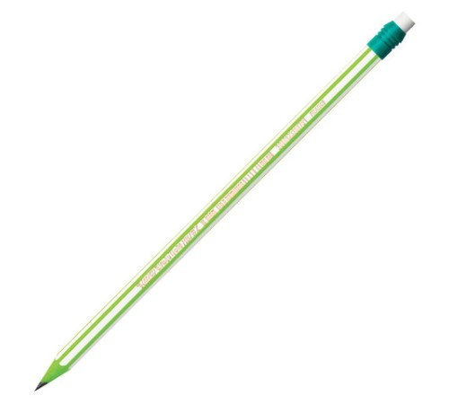 Карандаш чернографитный BIC, 1 шт., "Evolution Stripes", HB, с ластиком, корпус ассорти, 8960342 Карандаш чернографитный BIC, 1 шт., "Evolution Stripes", HB, с ластиком, корпус ассорти, 8960342