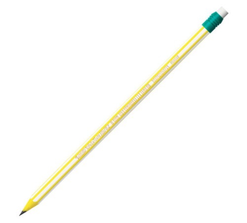 Карандаш чернографитный BIC, 1 шт., "Evolution Stripes", HB, с ластиком, корпус ассорти, 8960342 Карандаш чернографитный BIC, 1 шт., "Evolution Stripes", HB, с ластиком, корпус ассорти, 8960342