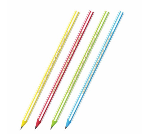 Карандаш чернографитный BIC, 1 шт., "Evolution Stripes", HB, корпус ассорти, 918487 Карандаш чернографитный BIC, 1 шт., "Evolution Stripes", HB, корпус ассорти, 918487