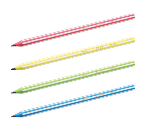Карандаш чернографитный BIC, 1 шт., "Evolution Stripes", HB, корпус ассорти, 918487 Карандаш чернографитный BIC, 1 шт., "Evolution Stripes", HB, корпус ассорти, 918487