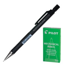 Карандаш механический PILOT Н-165, корпус черный, прорезиненный, ластик, 0,5 мм, H-165 B