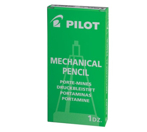 Карандаш механический PILOT Н-165, корпус черный, прорезиненный, ластик, 0,5 мм, H-165 B Карандаш механический PILOT Н-165, корпус черный, прорезиненный, ластик, 0,5 мм, H-165 B
