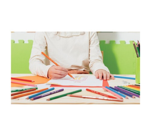 Карандаши цветные BIC "Kids ECOlutions Evolution", 18 цветов, пластиковые, заточенные, европодвес, 937513 Карандаши цветные BIC "Kids ECOlutions Evolution", 18 цветов, пластиковые, заточенные, европодвес, 937513