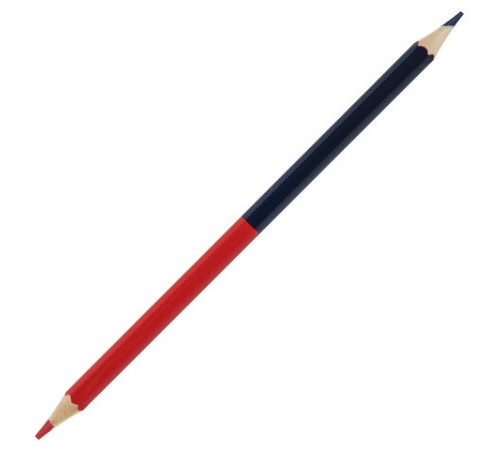 Карандаш двухцветный КРАСНО-СИНИЙ, BRAUBERG, 1 шт., шестигранный, грифель 2,9 мм, натуральное дерево, 181253 Карандаш двухцветный КРАСНО-СИНИЙ, BRAUBERG, 1 шт., шестигранный, грифель 2,9 мм, натуральное дерево, 181253