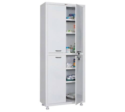 Шкаф медицинский 2-створчатый HILFE "МД 2 1670/SS" 1755х700х320 мм, белый, S26199203009 Шкаф медицинский 2-створчатый HILFE "МД 2 1670/SS" 1755х700х320 мм, белый, S26199203009