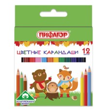 Карандаши цветные ПИФАГОР 