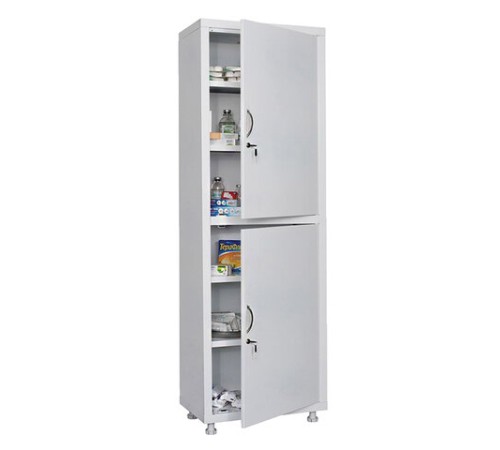 Шкаф медицинский 1-створчатый HILFE "МД 1 1760/SS" 1850х600х400 мм, белый, S26199204009 Шкаф медицинский 1-створчатый HILFE "МД 1 1760/SS" 1850х600х400 мм, белый, S26199204009