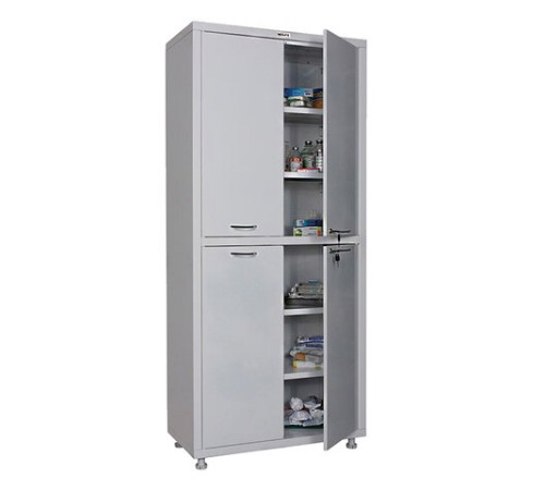 Шкаф медицинский 2-створчатый HILFE "МД 2 1780/SS" 1850х800х400 мм, белый, S26199205009 Шкаф медицинский 2-створчатый HILFE "МД 2 1780/SS" 1850х800х400 мм, белый, S26199205009