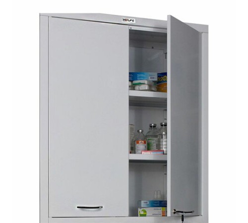 Шкаф медицинский 2-створчатый HILFE "МД 2 1780/SS" 1850х800х400 мм, белый, S26199205009 Шкаф медицинский 2-створчатый HILFE "МД 2 1780/SS" 1850х800х400 мм, белый, S26199205009