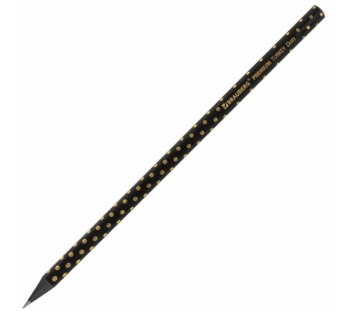 Карандаш чернографитный BRAUBERG "PREMIUM TURKEY", 1 шт., "Dots", НВ, ассорти, дисплей, 181563 Карандаш чернографитный BRAUBERG "PREMIUM TURKEY", 1 шт., "Dots", НВ, ассорти, дисплей, 181563