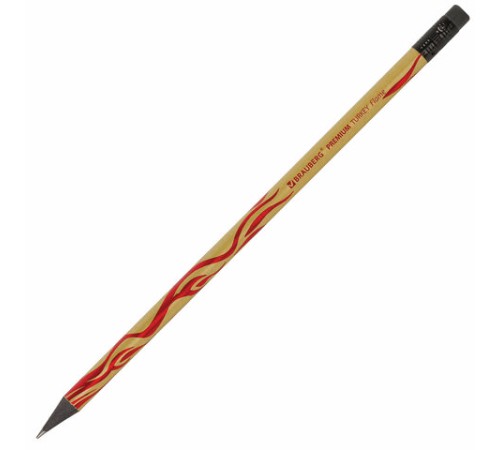 Карандаш чернографитный BRAUBERG "PREMIUM TURKEY", 1 шт., "Flame", НВ, ассорти, дисплей,181565 Карандаш чернографитный BRAUBERG "PREMIUM TURKEY", 1 шт., "Flame", НВ, ассорти, дисплей,181565