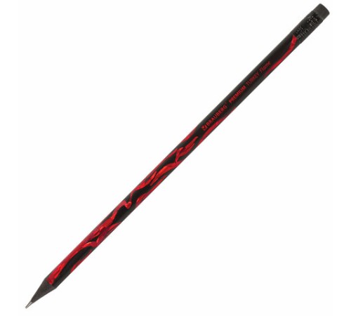 Карандаш чернографитный BRAUBERG "PREMIUM TURKEY", 1 шт., "Flame", НВ, ассорти, дисплей,181565 Карандаш чернографитный BRAUBERG "PREMIUM TURKEY", 1 шт., "Flame", НВ, ассорти, дисплей,181565