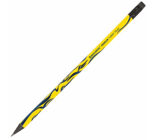 Карандаш чернографитный BRAUBERG "PREMIUM TURKEY", 1 шт., "Flame", НВ, ассорти, дисплей,181565 Карандаш чернографитный BRAUBERG "PREMIUM TURKEY", 1 шт., "Flame", НВ, ассорти, дисплей,181565