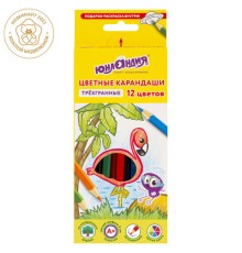 Карандаши цветные ЮНЛАНДИЯ 