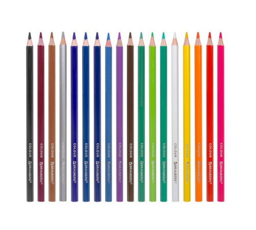 Карандаши цветные BRAUBERG PREMIUM, 18 цветов, шестигранные, грифель 3,3 мм, натуральное дерево, 181657 Карандаши цветные BRAUBERG PREMIUM, 18 цветов, шестигранные, грифель 3,3 мм, натуральное дерево, 181657