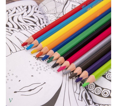 Карандаши цветные акварельные BRAUBERG PREMIUM AQUARELLE, 12 цветов, трехгранные, утолщенный грифель 4 мм, натуральное дерево, 181671 Карандаши цветные акварельные BRAUBERG PREMIUM AQUARELLE, 12 цветов, трехгранные, утолщенный грифель 4 мм, натуральное дерево, 181671