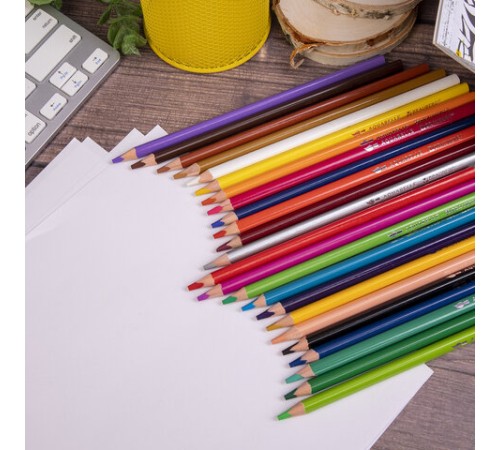 Карандаши цветные акварельные BRAUBERG PREMIUM AQUARELLE, 24 цвета, трехгранные, утолщенный грифель 4 мм, натуральное дерево, 181673 Карандаши цветные акварельные BRAUBERG PREMIUM AQUARELLE, 24 цвета, трехгранные, утолщенный грифель 4 мм, натуральное дерево, 181673