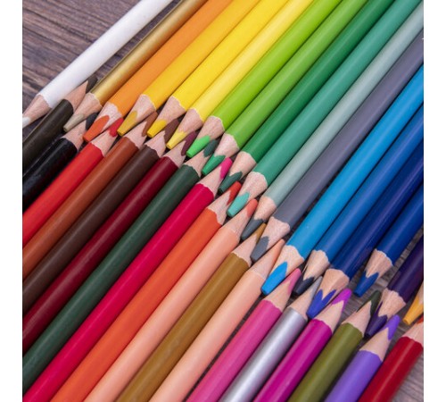 Карандаши цветные акварельные BRAUBERG PREMIUM AQUARELLE, 36 цветов, трехгранные, утолщенный грифель 4 мм, натуральное дерево, 181674