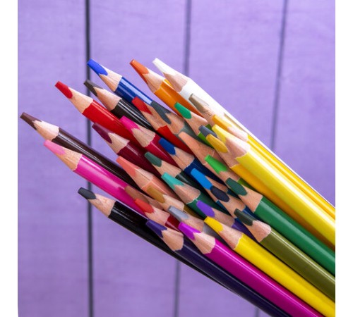 Карандаши цветные акварельные BRAUBERG PREMIUM AQUARELLE, 36 цветов, трехгранные, утолщенный грифель 4 мм, натуральное дерево, 181674