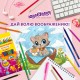 Карандаши цветные ЮНЛАНДИЯ "КАРНАВАЛ", 24 цвета, трехгранные, грифель 3 мм, 181686
