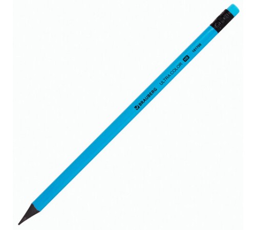 Набор карандашей чернографитных BRAUBERG "ULTRA COLOR" 4 шт., HB, с ластиком, пластиковые, 181709 Набор карандашей чернографитных BRAUBERG "ULTRA COLOR" 4 шт., HB, с ластиком, пластиковые, 181709