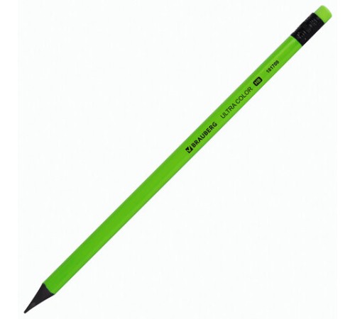 Набор карандашей чернографитных BRAUBERG "ULTRA COLOR" 4 шт., HB, с ластиком, пластиковые, 181709 Набор карандашей чернографитных BRAUBERG "ULTRA COLOR" 4 шт., HB, с ластиком, пластиковые, 181709
