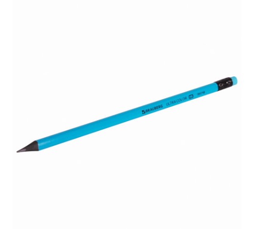 Набор карандашей чернографитных BRAUBERG "ULTRA COLOR" 12 шт., HB, с ластиком, пластиковые, 181710 Набор карандашей чернографитных BRAUBERG "ULTRA COLOR" 12 шт., HB, с ластиком, пластиковые, 181710