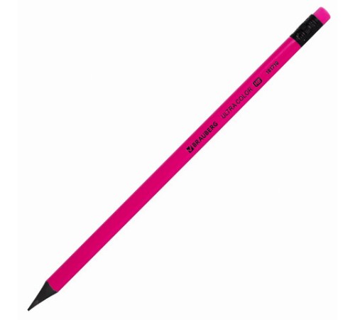 Набор карандашей чернографитных BRAUBERG "ULTRA COLOR" 12 шт., HB, с ластиком, пластиковые, 181710 Набор карандашей чернографитных BRAUBERG "ULTRA COLOR" 12 шт., HB, с ластиком, пластиковые, 181710