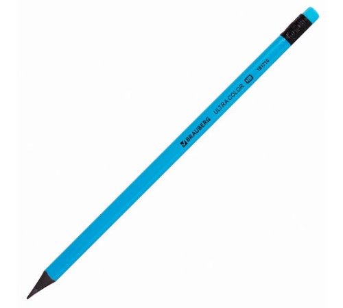 Набор карандашей чернографитных BRAUBERG "ULTRA COLOR" 12 шт., HB, с ластиком, пластиковые, 181710 Набор карандашей чернографитных BRAUBERG "ULTRA COLOR" 12 шт., HB, с ластиком, пластиковые, 181710