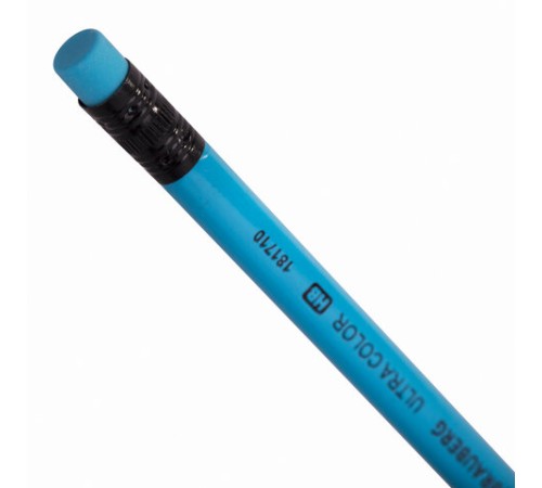 Набор карандашей чернографитных BRAUBERG "ULTRA COLOR" 12 шт., HB, с ластиком, пластиковые, 181710 Набор карандашей чернографитных BRAUBERG "ULTRA COLOR" 12 шт., HB, с ластиком, пластиковые, 181710