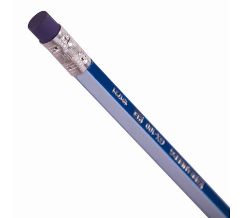 Набор карандашей чернографитных BRAUBERG "GX-100" 4 шт., HB, с ластиком, корпус синий, 181721