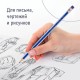 Набор карандашей чернографитных BRAUBERG "GX-100" 12 шт., HB, с ластиком, корпус синий, 181722