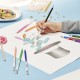 Карандаши цветные стираемые с ластиком BIC "Kids Evolution Illusion", 12 цветов, круглые, 987868