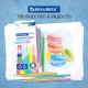 Карандаши цветные BRAUBERG PASTEL, 12 пастельных цветов, трехгранные, грифель 3 мм, натуральное дерево, 181850