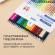 Карандаши цветные BRAUBERG, 24 цвета, шестигранные, грифель 3,3 мм, черное дерево, 181858