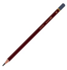 Карандаш чернографитный художественный 6B, 1 шт., BRAUBERG ART 