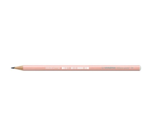 Карандаш чернографитный STABILO, 1 шт., "Schwan Pastel", HB, корпус персиковый, 421/HB-4