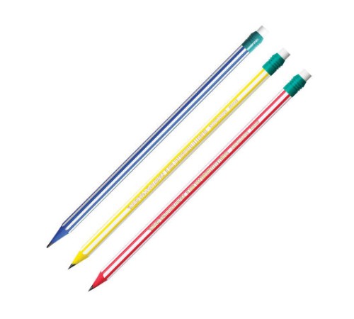 Карандаши чернографитные BIC Evolution "Stripes", НАБОР 3 шт., HB, с ластиком, блистер, 8902781 Карандаши чернографитные BIC Evolution "Stripes", НАБОР 3 шт., HB, с ластиком, блистер, 8902781