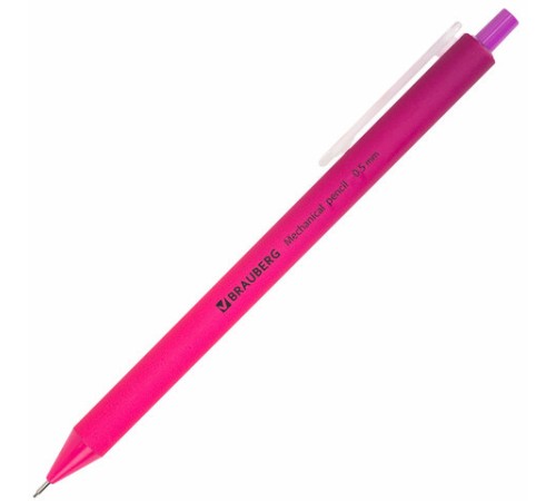 Карандаш механический 0,5 мм, BRAUBERG SOFT "Grade", HB, корпус soft-touch ассорти, 181958 Карандаш механический 0,5 мм, BRAUBERG SOFT "Grade", HB, корпус soft-touch ассорти, 181958