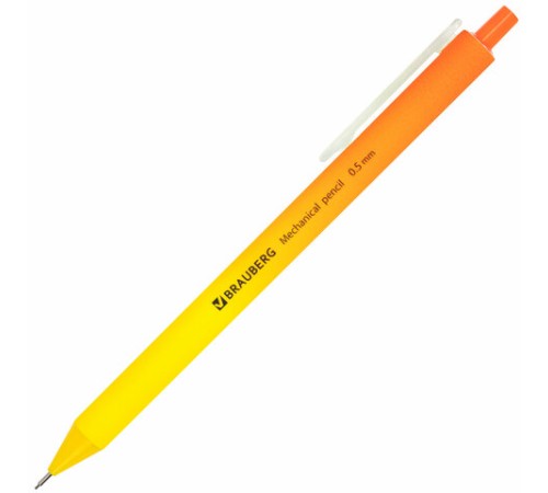 Карандаш механический 0,5 мм, BRAUBERG SOFT "Grade", HB, корпус soft-touch ассорти, 181958 Карандаш механический 0,5 мм, BRAUBERG SOFT "Grade", HB, корпус soft-touch ассорти, 181958