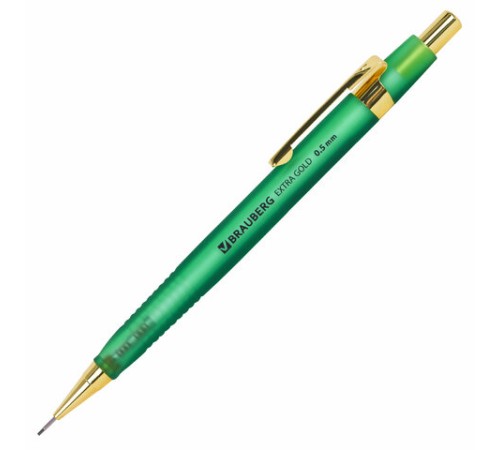 Карандаш механический 0,5 мм, HB, BRAUBERG EXTRA GOLD, ластик, корпус SOFT TOUCH, ассорти, 181963 Карандаш механический 0,5 мм, HB, BRAUBERG EXTRA GOLD, ластик, корпус SOFT TOUCH, ассорти, 181963