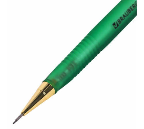 Карандаш механический 0,5 мм, HB, BRAUBERG EXTRA GOLD, ластик, корпус SOFT TOUCH, ассорти, 181963 Карандаш механический 0,5 мм, HB, BRAUBERG EXTRA GOLD, ластик, корпус SOFT TOUCH, ассорти, 181963