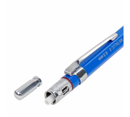 Карандаш механический 0,5 мм + грифели HB 24 штуки на блистере, BRAUBERG "METALLIC-X 05", металлические детали, 181965 Карандаш механический 0,5 мм + грифели HB 24 штуки на блистере, BRAUBERG "METALLIC-X 05", металлические детали, 181965